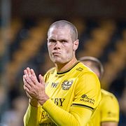 Mjällbys Jacob Bergström efter en allsvensk match i september.