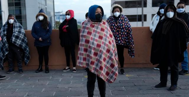 Covidtestning i Quito, Ecuador 12 januari. Dolores Ochoa / AP