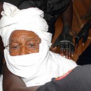 Hissène Habré i domstolen. Arkiv.