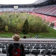 Naturen har tagit över Wörtherseestadion i Österrike – åtminstone tillfälligt.