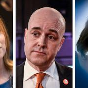 Annie Lööf, Fredrik Reinfeldt och Birgitta Ohlsson