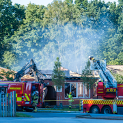 Ewa-Gun Westford/Brand på skola Lund i juli. 