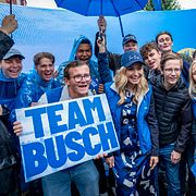 Ebba Busch i Sölvesborg, 30 augusti.