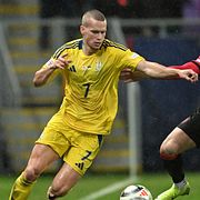 Mychajlo Mudryk under en match mellan Ukraina och Georgien i november 2024.