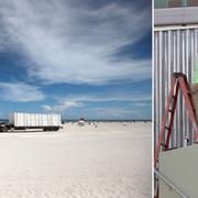 Invånare i Miami Beach förbereder sig för Irmas ankomst. 