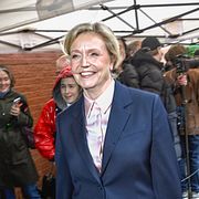 Elisabeth Thand Ringqvist på fyrpartimötet på Lidingö förra veckan.