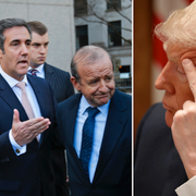 Michael Cohen och Donald Trump.