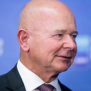 Saabs vd Micael Johansson under ett forum för försvarsindustri inför Nato-toppmötet i Ankara.