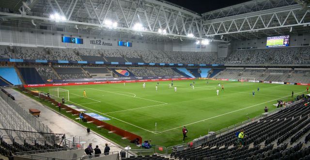 Fotbollsmatch i allsvenskan mellan Djurgårdens IF och Varbergs BoIS FC på Tele2 Arena, 6 december. Henrik Montgomery/TT / TT NYHETSBYRÅN