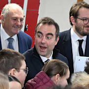 Premiärminister Lecornu. Arkivbild.