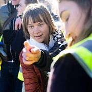Greta Thunberg i Köpenhamn i mars.