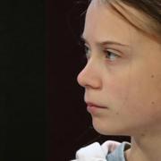 Greta Thunberg under WEF:s åsmöte i fjol. 