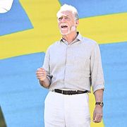 Miljöpartiets språkrör Daniel Helldén talar i Almedalen.