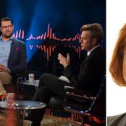 Jimmie Åkesson i Skavlan/Margareta Gunsdotter (tidigare Larsson). 