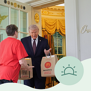 Arkivbild på Trump