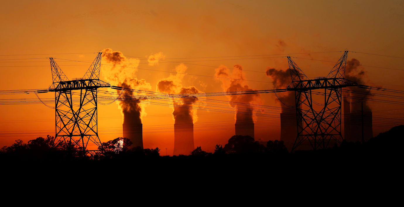 Eskom kolkraftverk. 