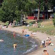 Badplats i Enköping.