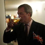 Arkivbild: Nigel Farage i EU-parlamentet i Bryssel