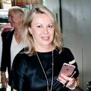 Joanna Rubinstein och prinsessan Madeleine, 2019. 