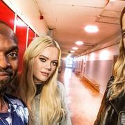 Kodjo Akolor, Josefine Jinder och Pelle Almqvist.