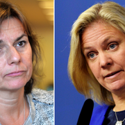 Isabella Lövin och Magdalena Andersson.