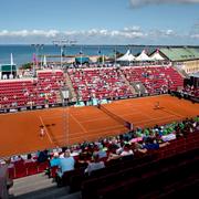 Rebecca Persson vann sin öppningsmatch på tisdagen mot Mandy Minella.