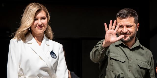 Zelenska och Zelenskyj. Mads Claus Rasmussen / Ritzau Scanpix
