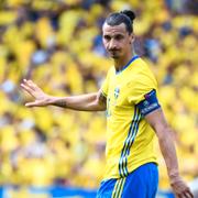 Zlatan under EM 2016. Arkivbild. 