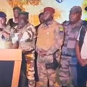 President Ali Bongo och kuppmakarna i Gabon.