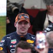 Verstappen firar segern.