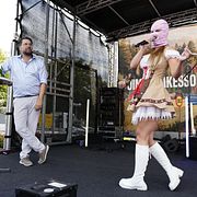Jimmie Åkesson och Fröken Snusk.