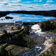 Vattenkraftverket Laforsen.