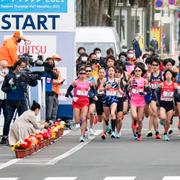 Ett halvmaraton hölls i Sapporo i maj för att testa kapaciteten inför OS. 