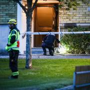 Bild från polisinsatsen.