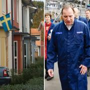 Arkivbild/Stefan Löfven och kommunfullmäktige i Göteborg Ann-Sofie Hermansson (S) besöker Volvos fabrik i Torslanda.