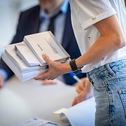 Rösträkning i Bjuvs kommun på onsdagen.