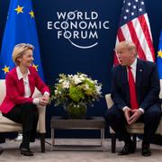 Ursula von der Leyen och Donald Trump