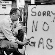 Bild från energikrisen på 70-talet.
