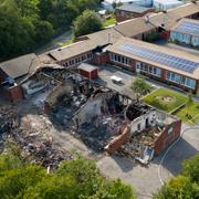 Palettskolan i Lund brann den 19 juli.