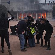 Lyon var en av de franska städer som drabbades hårdast av de stora protesterna den 17 oktober.