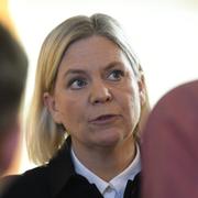 Socialdemokraternas partiledare Magdalena Andersson 