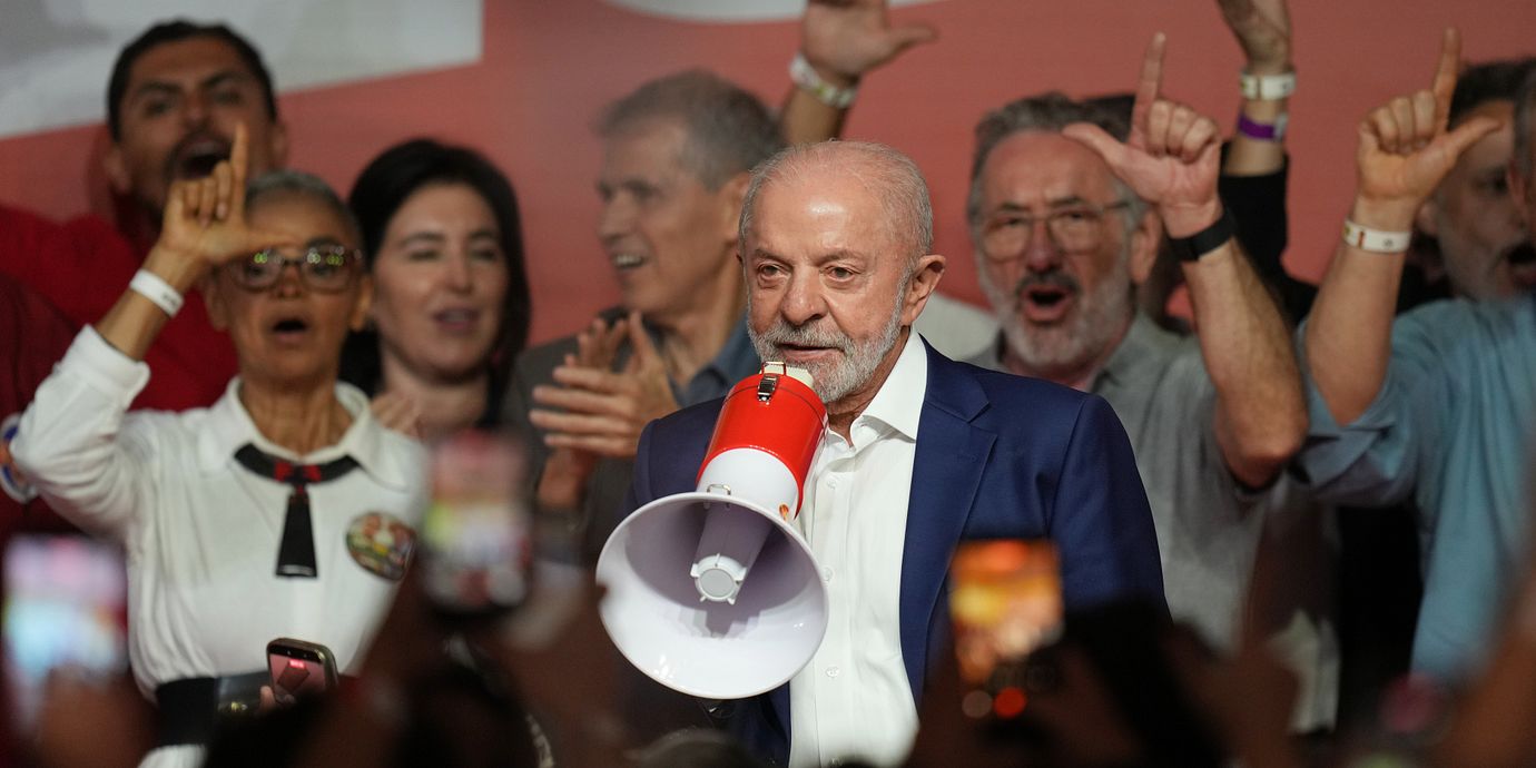 Lula da Silva i Sao Paulo, 5 oktober.