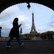 Arkivbild från Paris. 