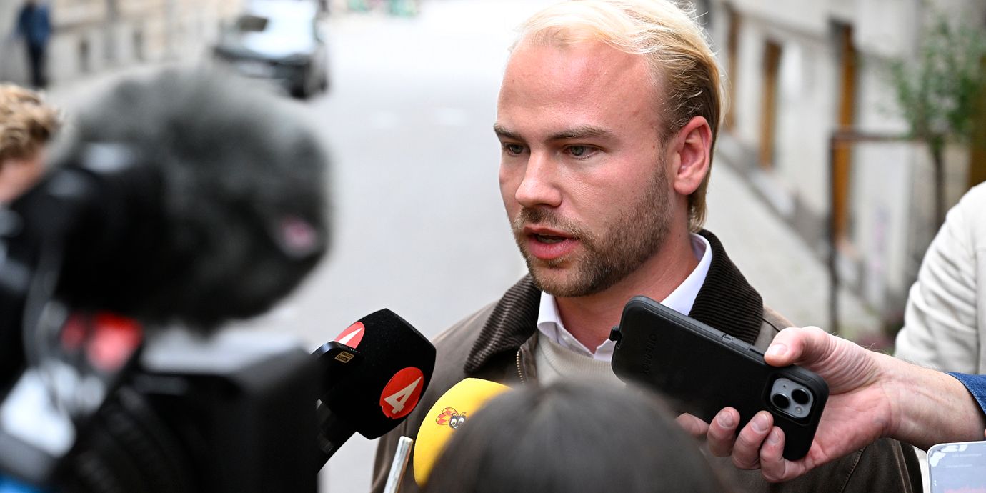 Douglas Thor, ordförande för Moderata ungdomsförbundet (Muf).
