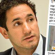 Ardalan Shekarabi (S) skrev om händelsen i ett inlägg på Twitter.