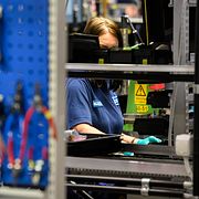 Montering i Atlas Copcos fabrik i Tierp.
Illustrationsbild.