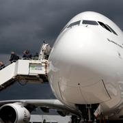 Airbus modell A380 med smeknamnet Superjumbo. 