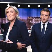 Le Pen, Macron, Trump och Clinton.