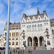 Parlamentet i Ungerns huvudstad Budapest.