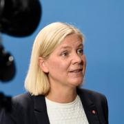 Statsminister Magdalena Andersson (S).